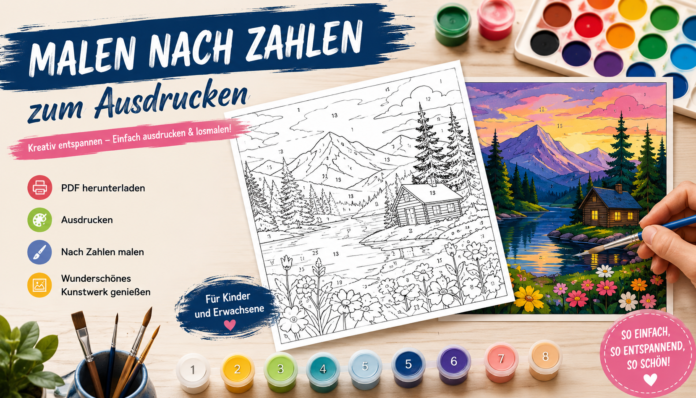 malen nach zahlen zum ausdrucken